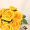 Artificial Yellow Flowers 30PCS Real Touch Fake Flowers Soft Foam Roses (Yellow) 3"D x 3"W x 7"H
